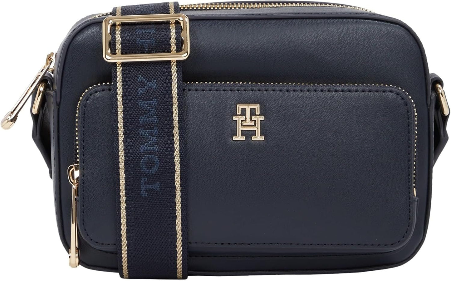Tommy Hilfiger Damska torba na aparat Th Joy Aw0aw16812 Crossover Bagaż i sprzęt podróżny Naty Shop Blue (gwiezdny błękit)