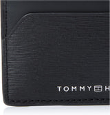Tommy Hilfiger Męski TH PLAQUE CC HOLDER, czarny, jeden rozmiar Portfel męski Naty Shop