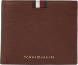 Tommy Hilfiger Męski Th Prem Lea Cc and Coin Am0am11265 Portfele Portfel męski Naty Shop Brown (ciemny kasztan) Os