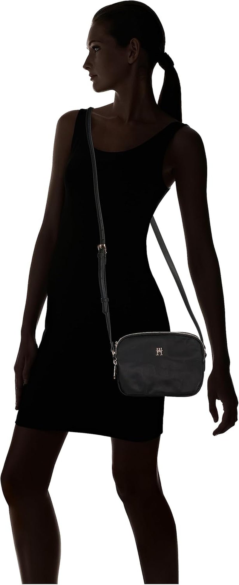 Crossovery Tommy Hilfiger POPPY TH CROSSOVER Damskie, Czarne (Czarne), Torby damskie OS Naty Shop