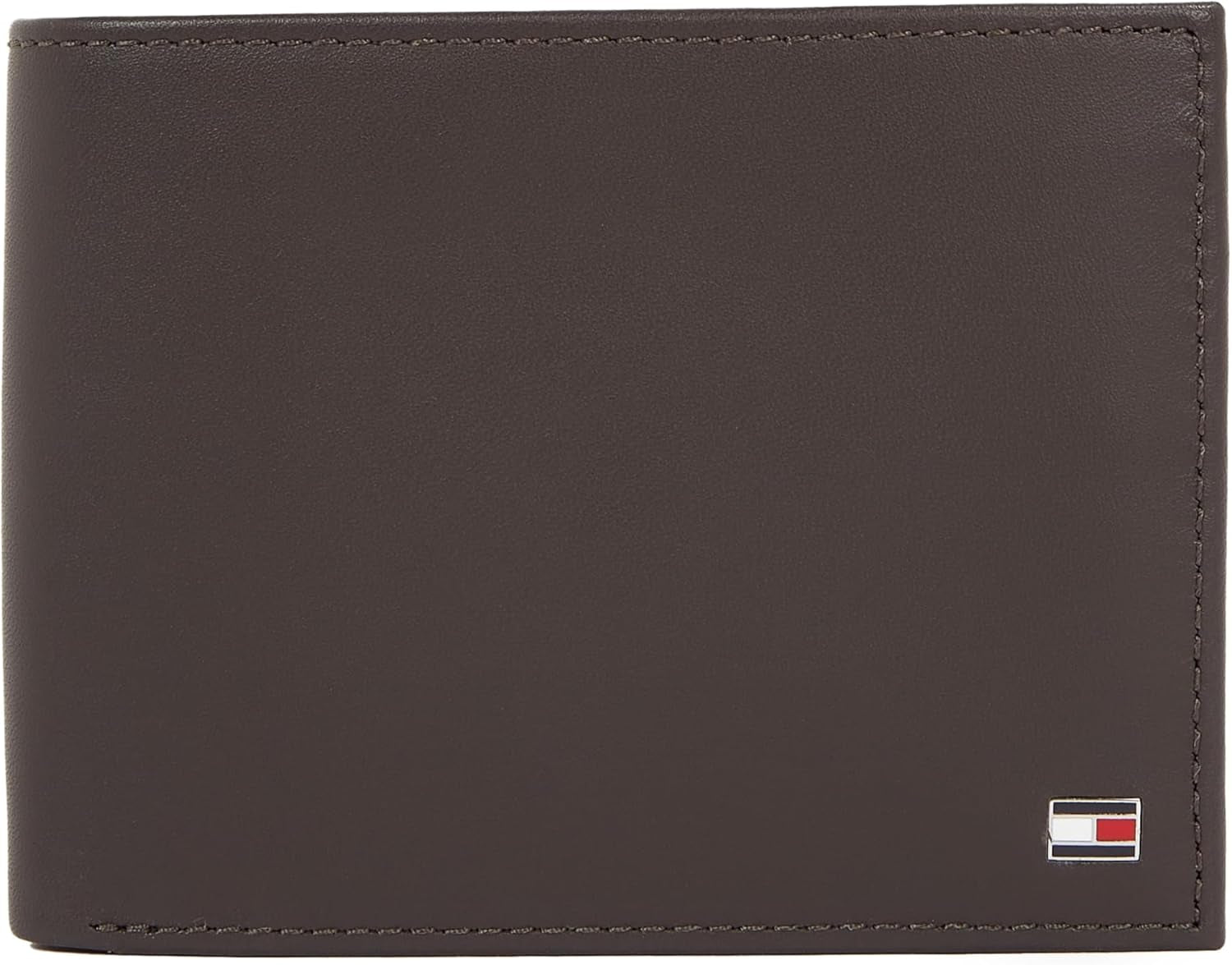 Portfel męski Eton Tommy Hilfiger z kieszonką na monety Portfel męski Naty Shop Brown