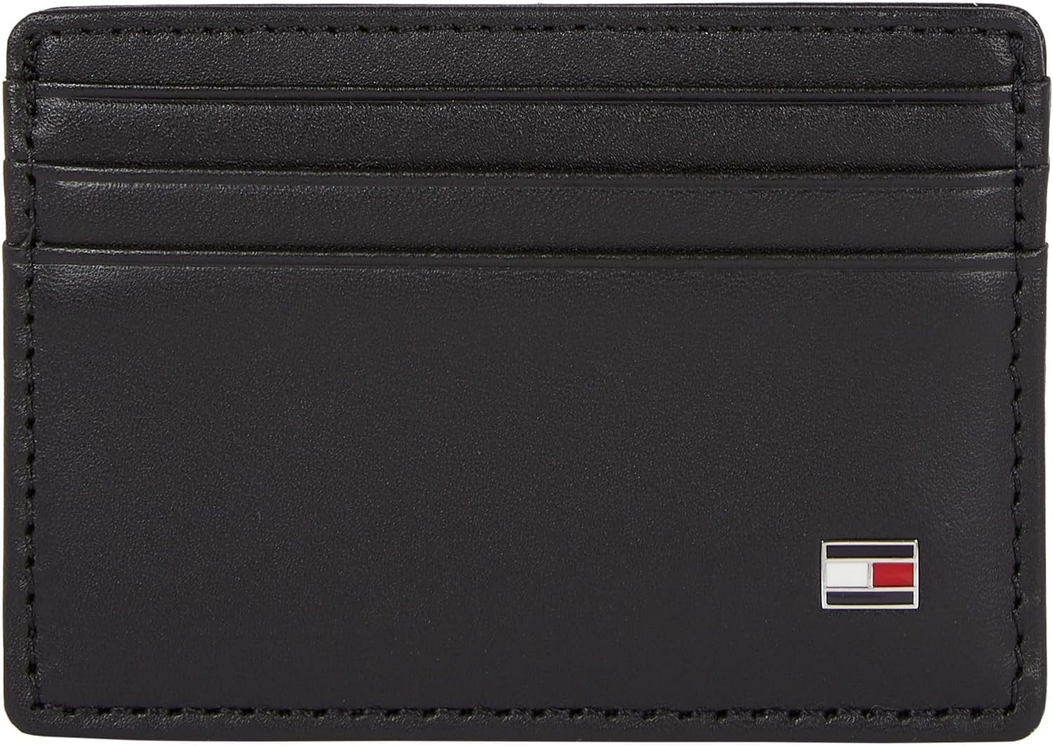 Portfel męski Tommy Hilfiger Eton Skórzany Portfel męski Naty Shop Czarny