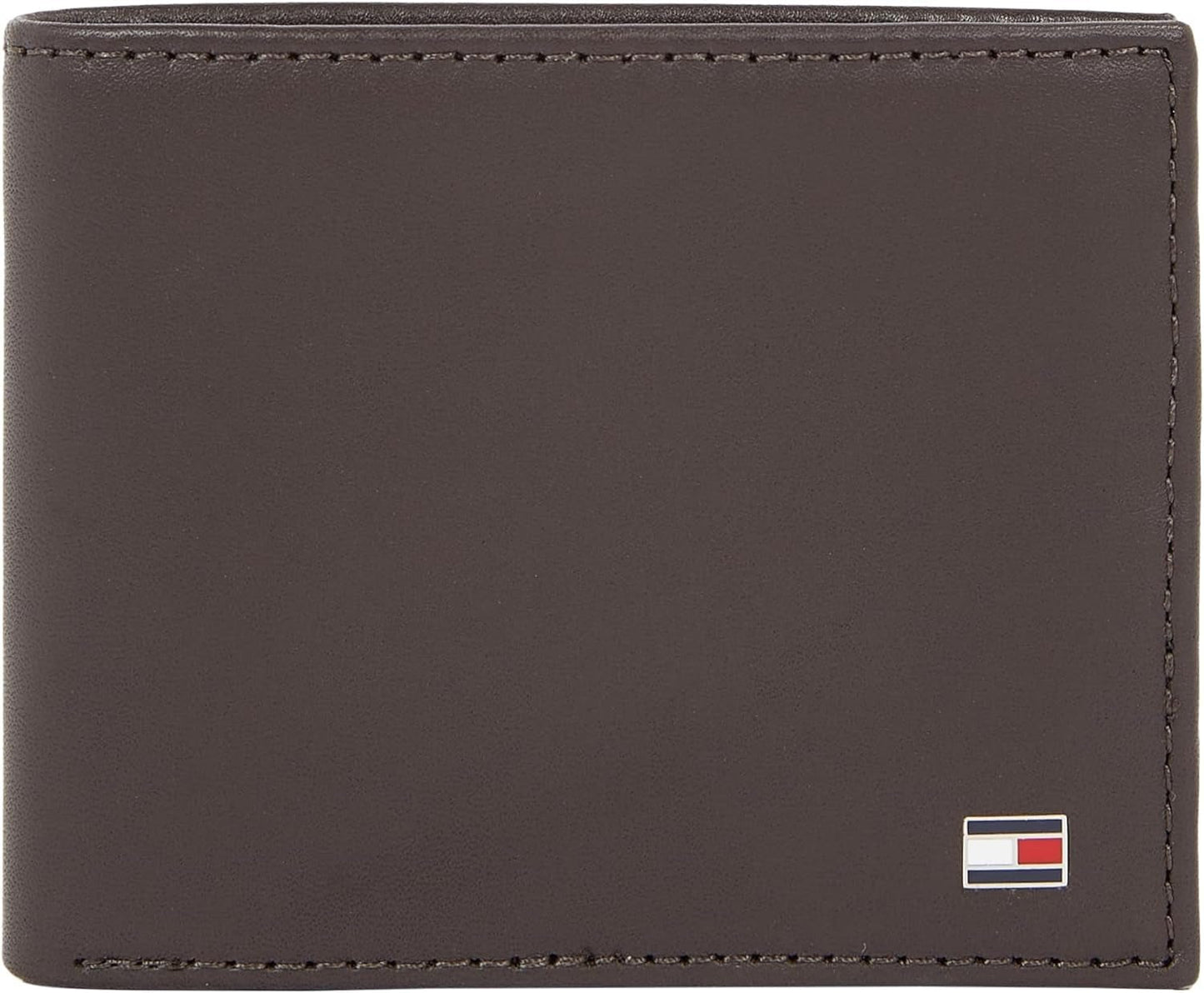 Portfel męski Tommy Hilfiger Eton Mini Mały portfel męski Naty Shop Brown