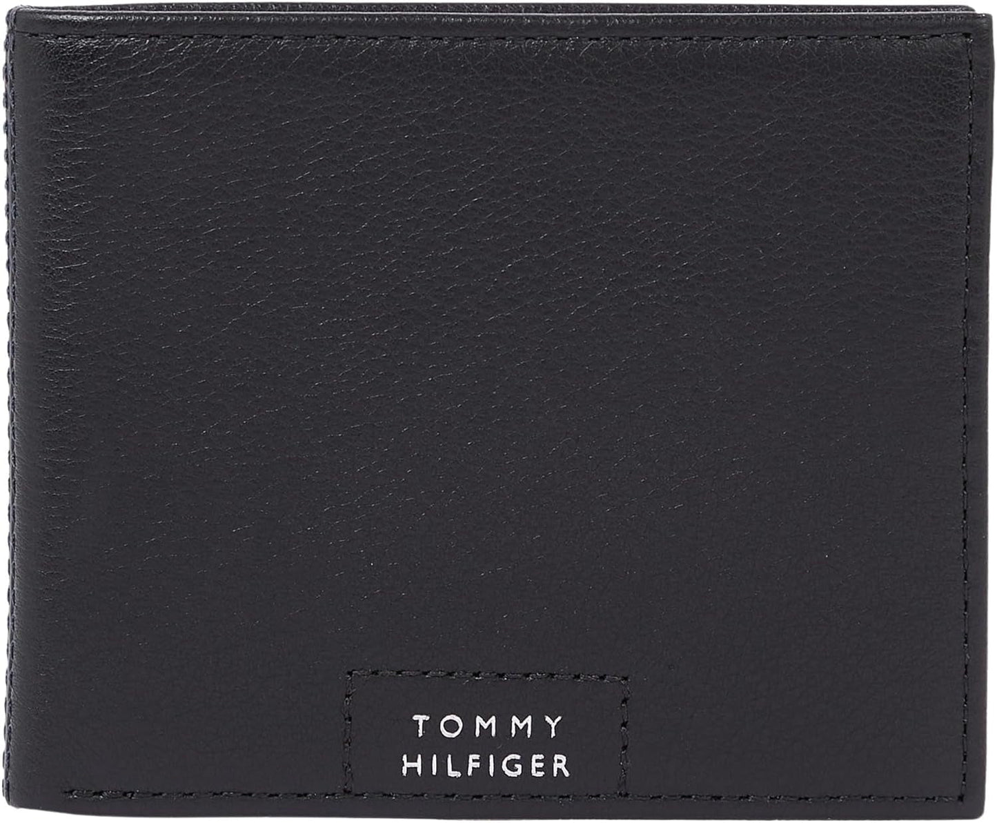 Tommy Hilfiger Portfel męski Skórzany mini portfel Small Naty Shop Portfel męski Czarny (czarny) Os
