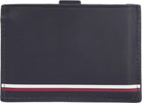 Portfel męski Tommy Hilfiger Smooth Retractable Cc Small, niebieski (kosmiczny błękit), uniwersalny portfel męski Naty Shop