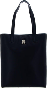 Tommy Hilfiger Th Casual Slim Tote Ns Torba damska Torby Naty Shop Czarny (czarny)