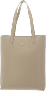 Tommy Hilfiger Th Casual Slim Tote Ns Torba damska Torby Naty Shop Beżowy (Beżowy)