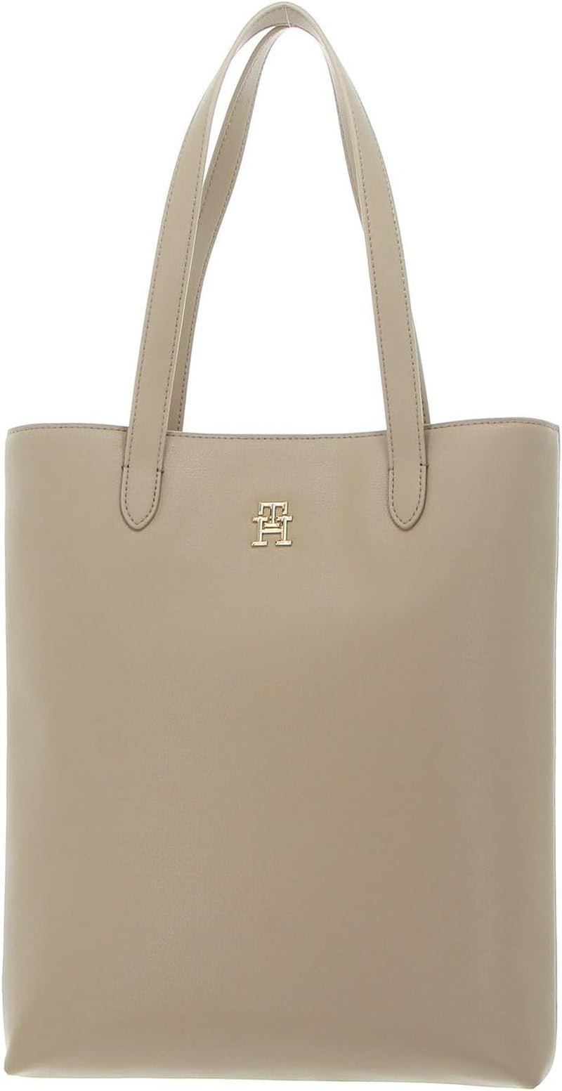 Tommy Hilfiger Th Casual Slim Tote Ns Torba damska Torby Naty Shop Beżowy (Beżowy)