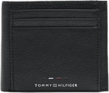Tommy Hilfiger TH PREMIUM LEATHER EXTRA CC COIN Podwójny portfel męski Czarny OS Portfel męski Naty Shop Domyślny tytuł