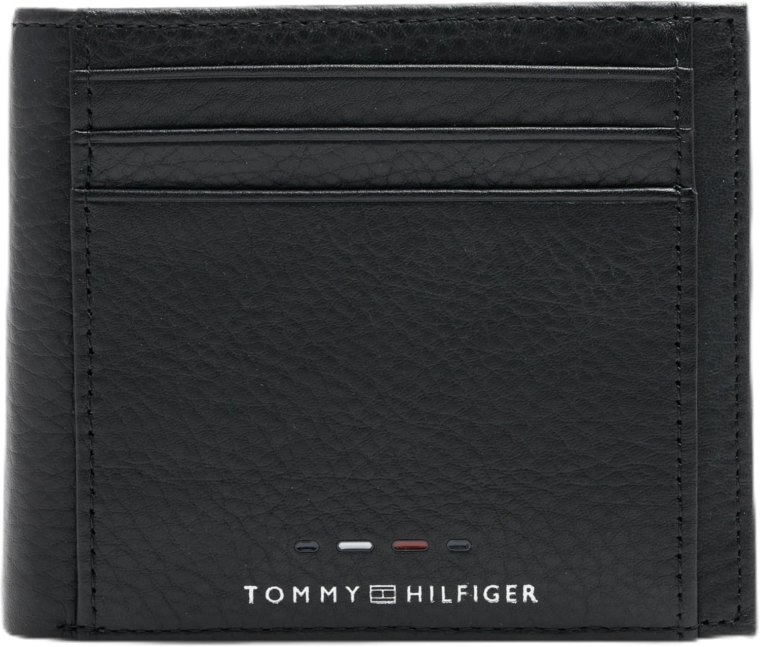 Tommy Hilfiger TH PREMIUM LEATHER EXTRA CC COIN Podwójny portfel męski Czarny OS Portfel męski Naty Shop Domyślny tytuł