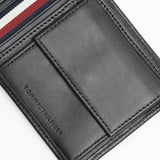 Tommy Hilfiger TH PREMIUM LEATHER EXTRA CC COIN Podwójny portfel męski Czarny Portfel męski OS Naty Shop