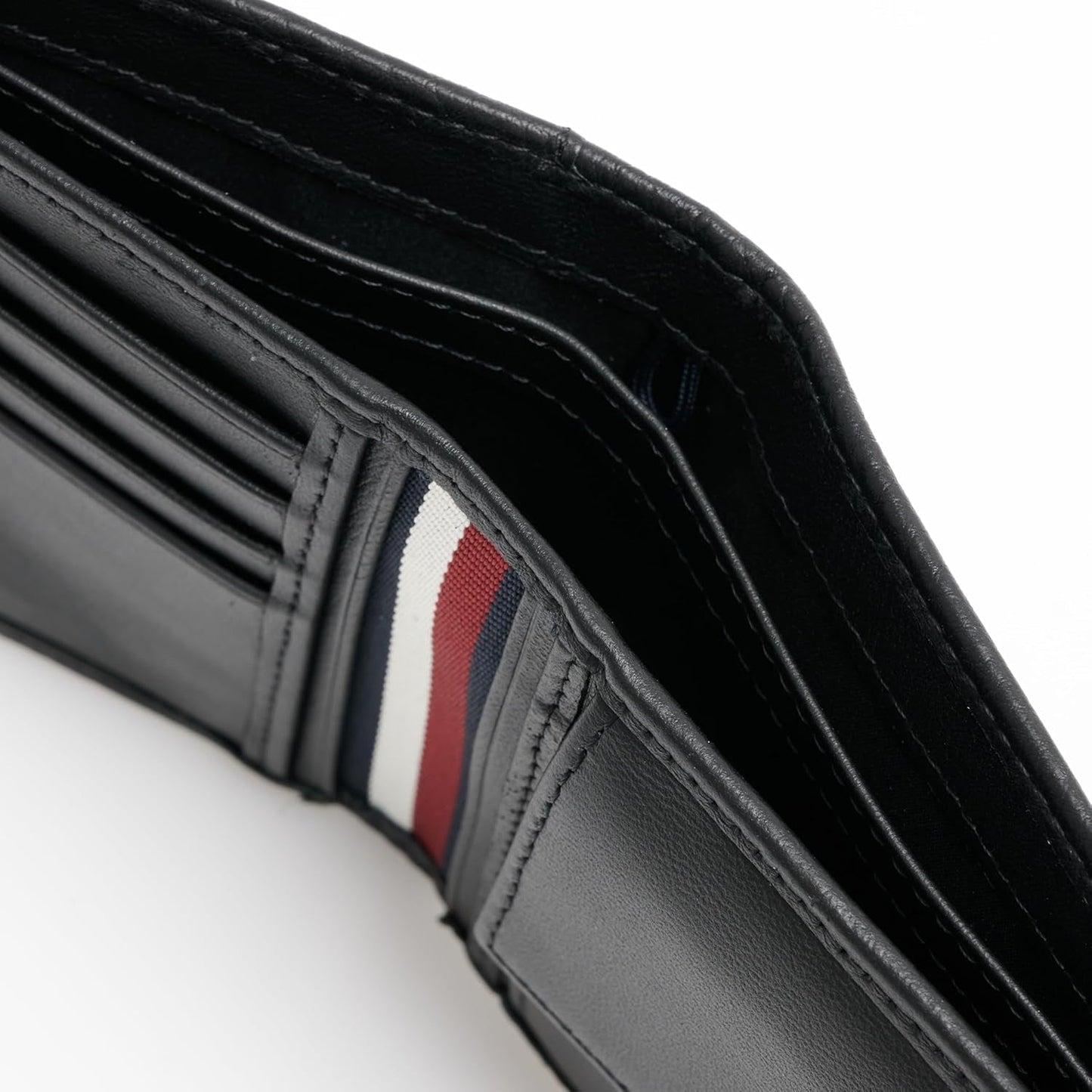 Tommy Hilfiger TH PREMIUM LEATHER EXTRA CC COIN Podwójny portfel męski Czarny Portfel męski OS Naty Shop