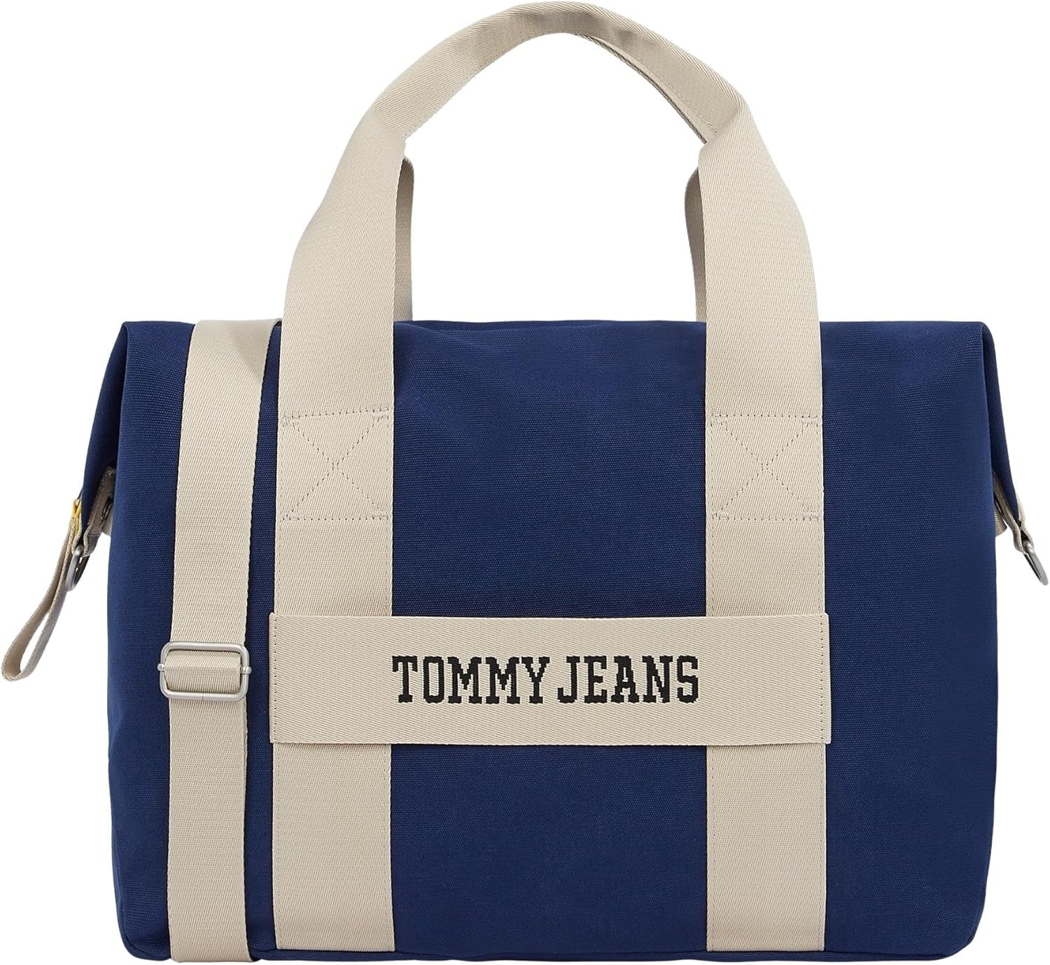 Męska torba sportowa Tommy Jeans w stylu retro, fajna weekendowa, aksamitnie niebieska, jeden rozmiar Bagaż i podróże Naty Shop Domyślny tytuł