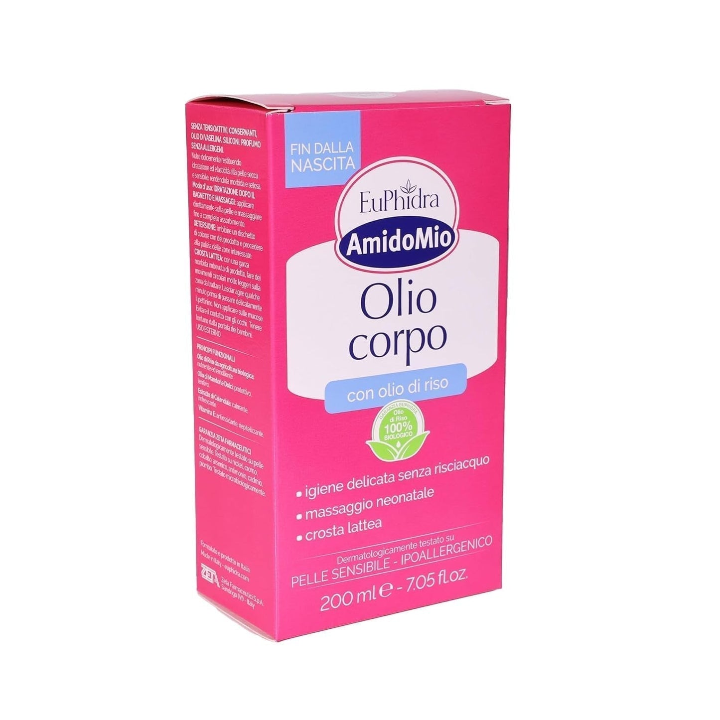 Olejek do ciała Starch Mio do usuwania ciemieniuchy u noworodków, 200 ml Dzieci - Kąpiel i Pielęgnacja Naty Shop