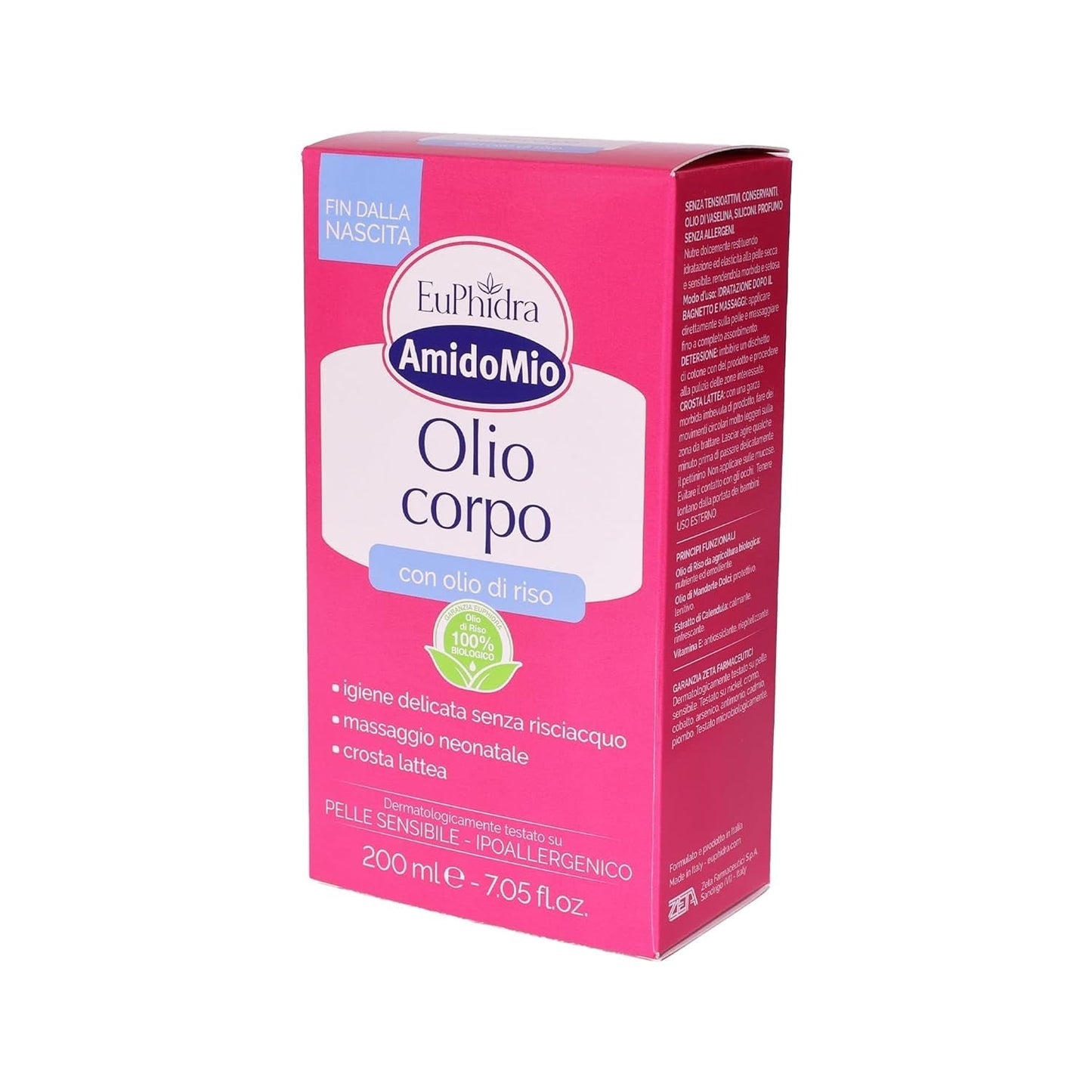 Olejek do ciała Starch Mio do usuwania ciemieniuchy u noworodków, 200 ml Dzieci - Kąpiel i Pielęgnacja Naty Shop