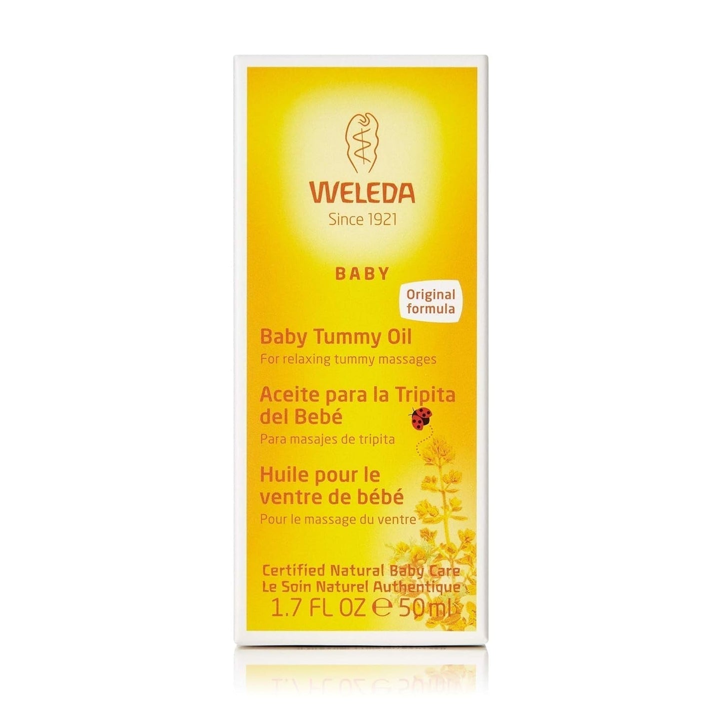 Weleda Olejek na brzuszek dla dzieci, 50 ml Dzieci - Kąpiel i pielęgnacja skóry Naty Shop