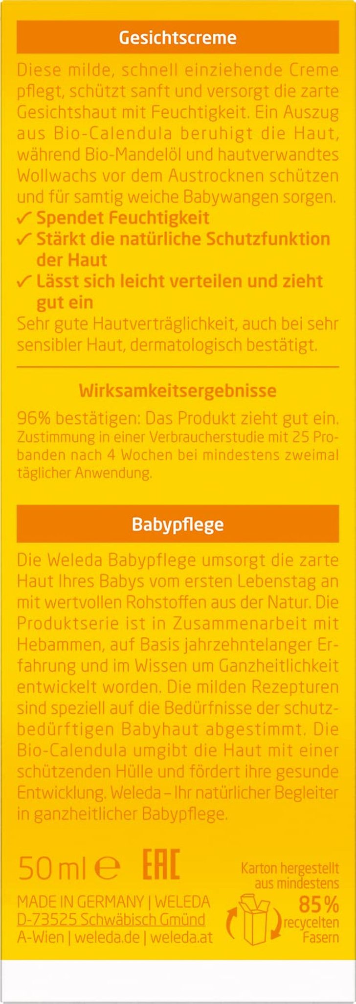 WELEDA Organiczny krem do twarzy z nagietkiem dla dzieci - Naturalny kosmetyczny krem nawilżający z olejkiem migdałowym i woskiem pszczelim do pielęgnacji skóry suchej. Naturalny krem do pielęgnacji twarzy dla niemowląt i dzieci (1x 50ml) Dzieci - Kąpiel i pielęgnacja skóry Naty Shop