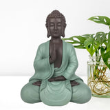 Zen Arôme SBM5 Posąg Zen Bodhi, zielono-brązowy, wysokość 20 cm Figurki i rzeźby Naty Shop