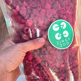 Maliny liofilizowane Kawałki łamane | XL 300g Owoce suszone liofilizowane | Suszone maliny Bezglutenowe Owoce liofilizowane | Owoce liofilizowane | Malina liofilizowana Naty Sklep z produktami suszonymi