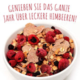 Maliny liofilizowane, BEZ produktów chińskich, 500g całych owoców liofilizowanych, bez dodatków, owocowe, wyprodukowane w Niemczech Produkty suszone Naty Shop