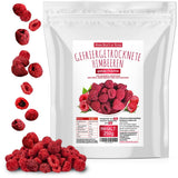 Maliny liofilizowane, BEZ produktów chińskich, 500g całe owoce liofilizowane, bez dodatków, owocowe, wyprodukowane w Niemczech Produkty suszone Naty Shop 250G
